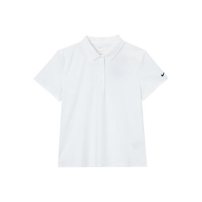 Dri-Fit Bequem Stilvoll Vielseitig Lässig Golfshirt Damen Oberteile Weiß FQ1575-100