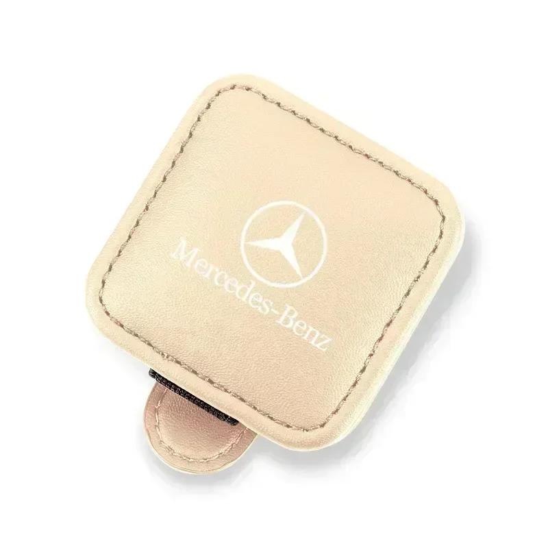 Car Glasses Case Auto Sun Visor Glasses Holder Decoration Accessories for Mercedes Benz AMG C E S GLE CLC W203 W221 W213 W212