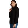 HIGH STAR Women's Oversized Fit Shirt (HSWSHW23509_BK_Black