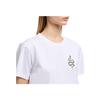 Emporio Armani Year Of The Snake Limited Edition Solid Color Round Neck Animal Pattern Short Sleeve T-Shirt SS25 Women Tops EW001169-AF10003-U0001