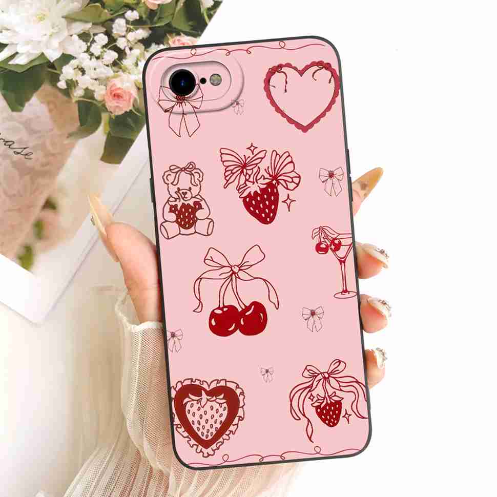 

COOL Dargon Cover For iPhone 7 Case Soft Silicone Phone Back Case For Apple iPhone 7 8 SE 2020 iPhone7 iPhoneSE Fundas iPhone 7