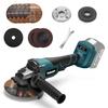 Cordless 125mm Disc Compatible with Makita Includes 8 Grinding and a 23mm Flange for Metal Surface and Rust Removal Unit Grinder, 18V, Brushless,