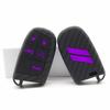 Fits For Dodge Key Fob Cover 5 Buttons Silicone Key Case Carbon Fiber Car Key Protector For Chrysler Grand Cherokee Dodge Ram