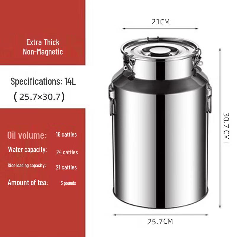Stainless Steel Sealed Fermentation Barrel
