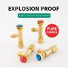 Thread 1/4" 5/16" Inch Refrigeration Tool R410a R22 Refrigeration Charging Safety Valve Adapter
