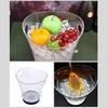 5L LED Ice Buckets with Colorful Light Portable 5L LED Ice Buckets Ice Container Bin for Outdoor BBQs and Festivities