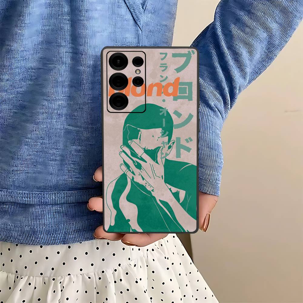 Album F-Frank O-Ocean Rap Phone Case For Samsung S 24 Fe 25 Ultra Plus 20 Lite 21 30 22 23 24 22 Ultra 5G Fundas