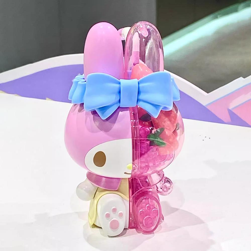 Collection Assembly Doll Construction Blocks Cinnamoroll My Melody  Anime Kids Construction Plaything Model Gift Kuromi