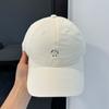 Cute cartoon chick embroidered baseball cap female new wide brim showing face small hat soft top cap male