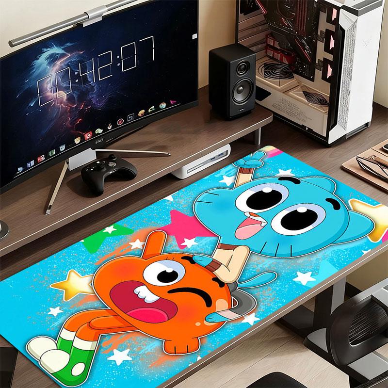 Darwin Gumball Mouse Pad, Large Gaming Desk Mat, Non-slip XXL Mousepad for Laptop & Tablet, Mini PC Playmat with Stitched Edges