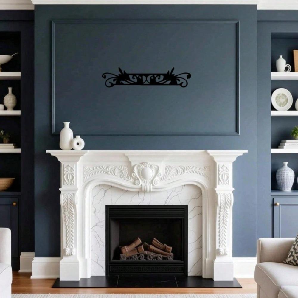 Elegant Iron Wall Art Modern Home Decor Metal Statement Piece Living Room Gift