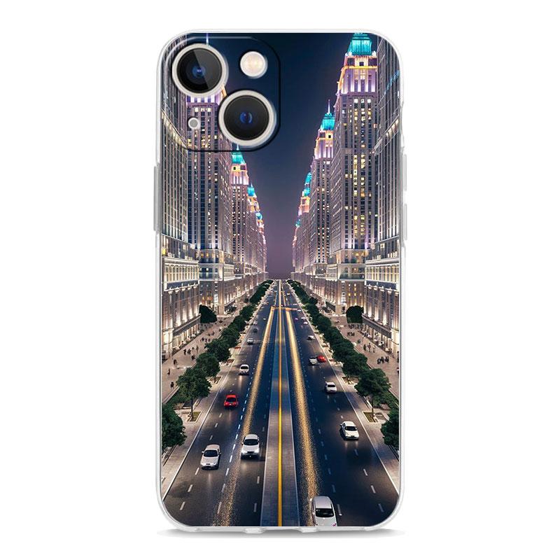 Phone Case For iPhone 17 Air Cases iPhone 16 15 12 13 14 Pro Max SE 7 8 Plus iPhone11 Cover NYC New York City seaside scenery