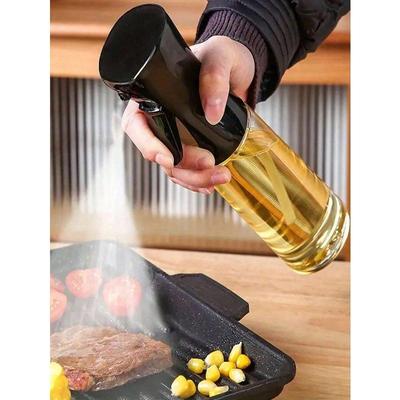 1pc Oil Spray Bottle Kitchen Household Barbecue Olive Oil Cooking Oil Spray Pot Atomization Fat Reduction Oil Spray Artifact Oil Spray