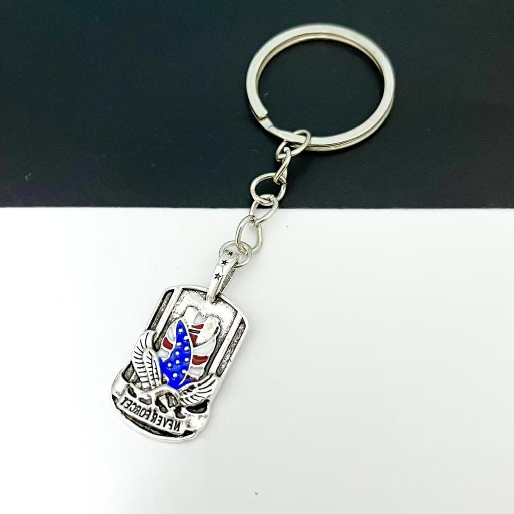 Retro Independence Day Eagle Keychain: Creative & Fashionable Backpack or Mobile Phone Charm