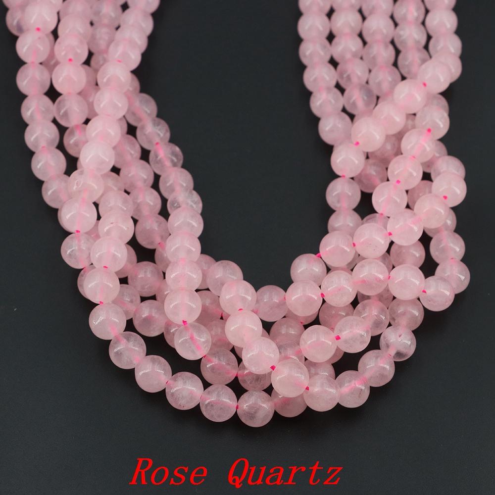 4/6/8/10/Mm Natural Stone Yellow Tower Crystal Round Loose Citrine Bead Crystal Stone Jewelry Making Diy Bracelet Necklace Gift