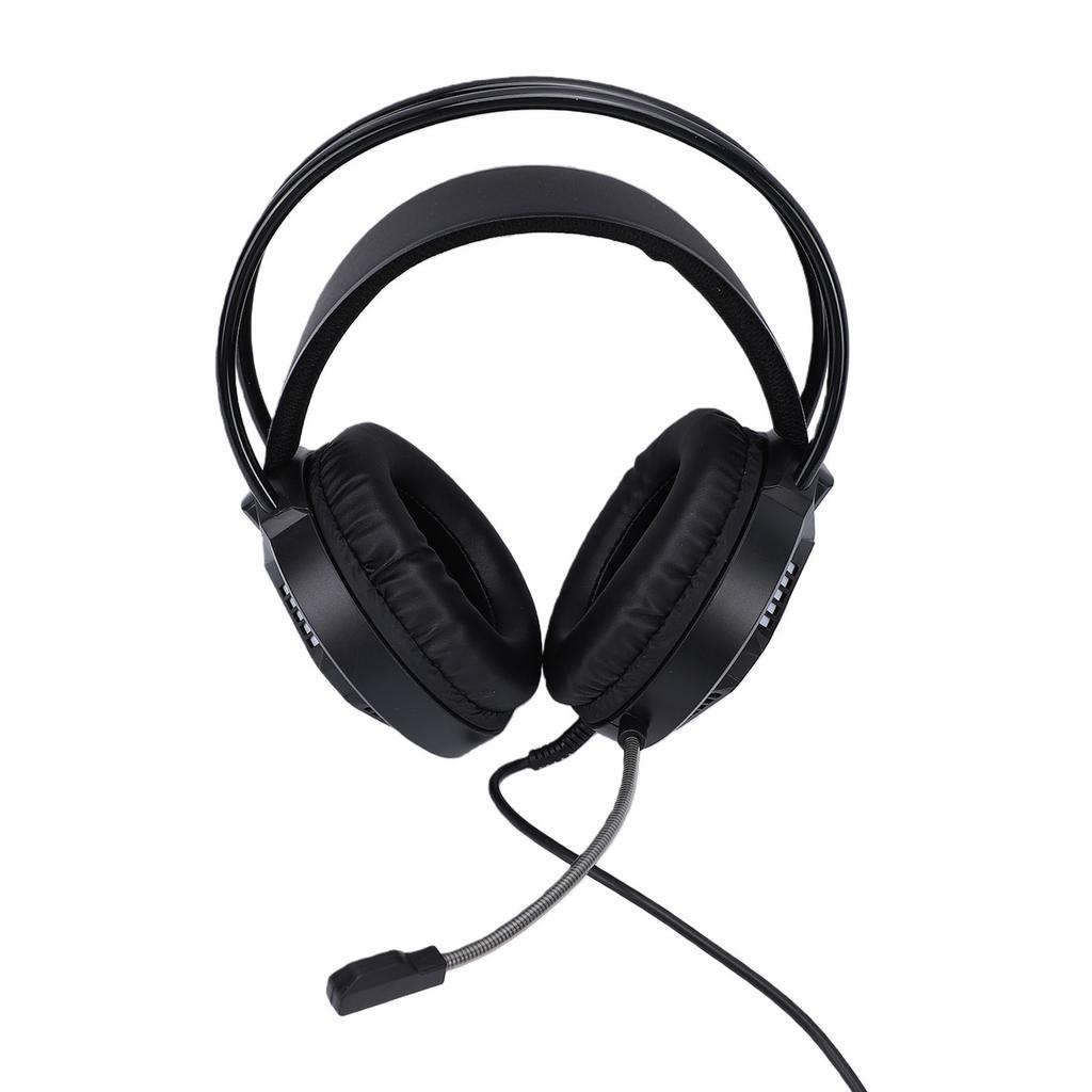 3.5mm Wired Gaming Headset 7.1 Surround Sound RGB Headphones with Noise Cancelling Mic 50mm Driver Unit Memory Foam