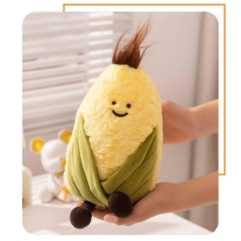 Rozkošný plyšák Pitaya Meloun Kukuřice Pro Děti Dekorativní Polštář Dárek