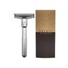 Double-Sided Men's Manual Shaving Razor with Stand