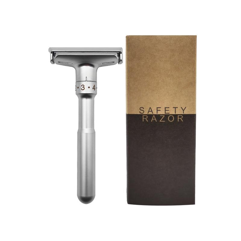 Men's Dual-Sided Alloy Shaving Razor Organizer Base
