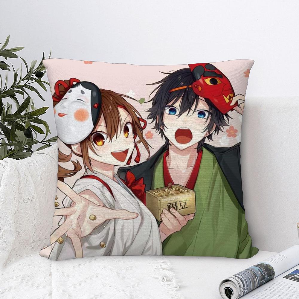 H-Horimiya Anime Pillow Case Plush Fabric Soft Pillowcase Double Sided Print Sofa Cushion Cover Throw Pillow Cover