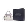 New COACH Darcie PVC Tote Bag, Shopping Bag, Shoulder Bag, Crossbody Bag, Handbag Mini Women's Purple & White CH174-SVVVJ