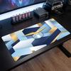Lazio FC Theme Pattern Mouse Pad, Soccer Logo Design XXL Gaming Desk Mat Non-Slip Computer Mouse Pad