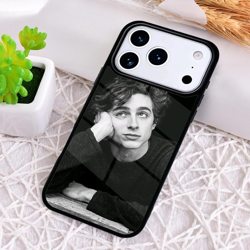 Timothee Chalamet Actor Shockproof Phone Case for iPhone 17 Air 16e 15 11 12 14 13 Pro Max Cover Coque