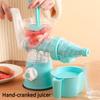 1SET Home Kitchen Hand Juicer Small Portable Cooker Extruder Mini Juicer