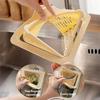 Yousheng 2Pcs Magnetic Suction Sink Strainer Triangular Corner Rack with Drain Hole Food Drain Basket Sponge Storage Rack