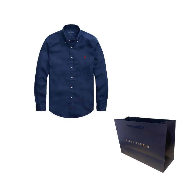 Polo Ralph Lauren SS23 Shirt Men's Navy Blue MNPOWOV16820396-410