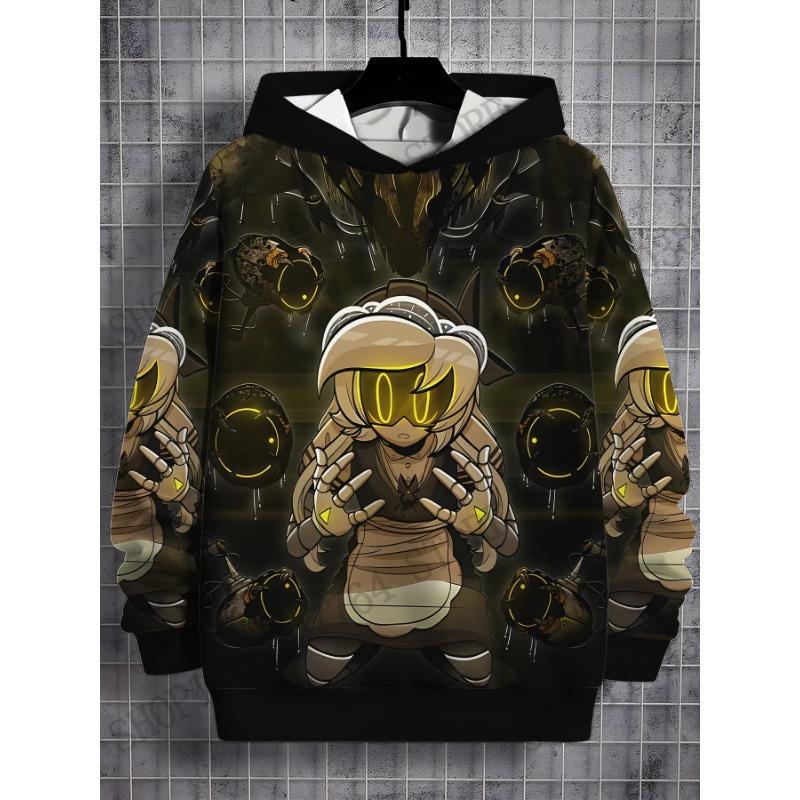 Смешной фильм Дроны-убийцы 3D-принт Худи Мужской Женский Мода Аниме Спортивный костюм Пуловер Худи Толстовка Мужская одежда Мультяшный Новый S 1590₽