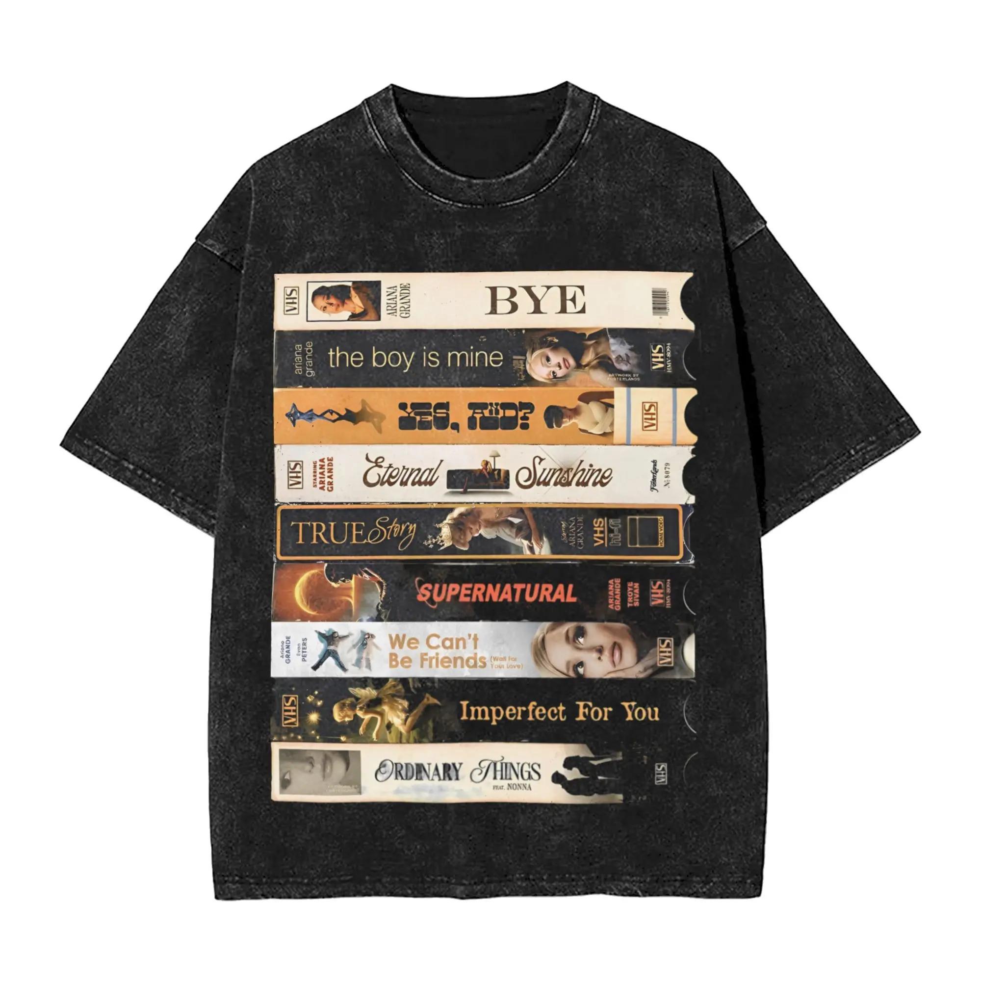 

Футболка співачки Аріани Гранде Eternal Sunshine Deluxe Album Жіноча Бавовняна Новинка Футболка З Круглим Коміром Футболки M