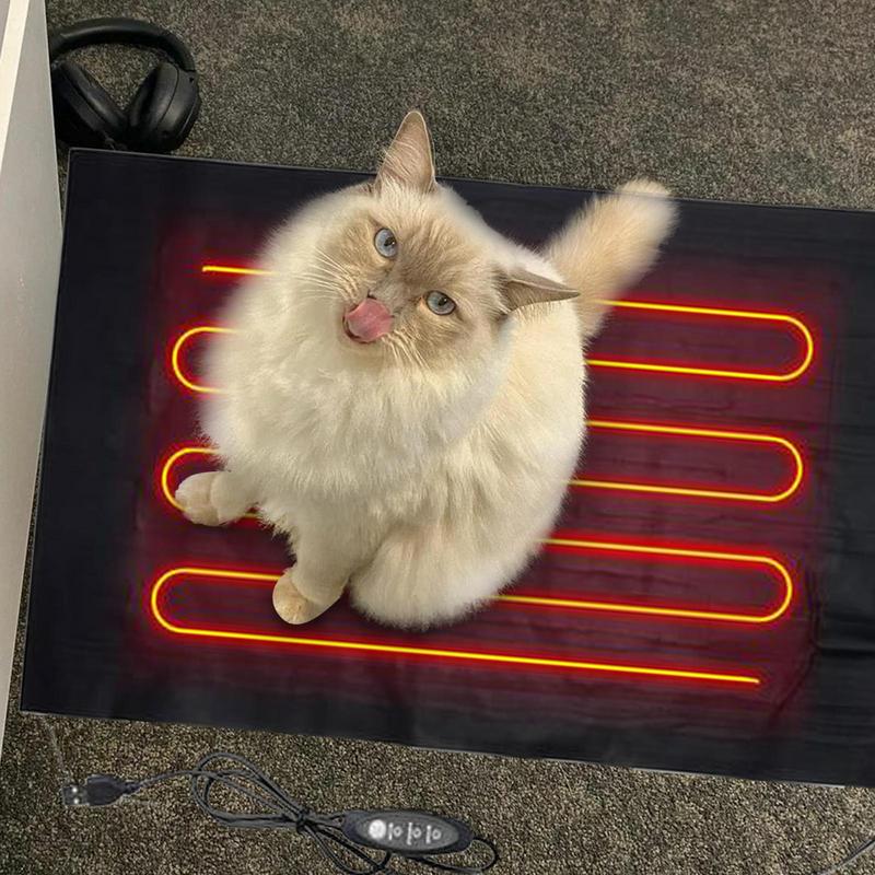 Wasserdichte Haustier-Heizmatte Sichere Temperatureinstellung Katze Hund Heizmatte Reptil Heizmatte USB Welpen Heizmatte Für den Winter