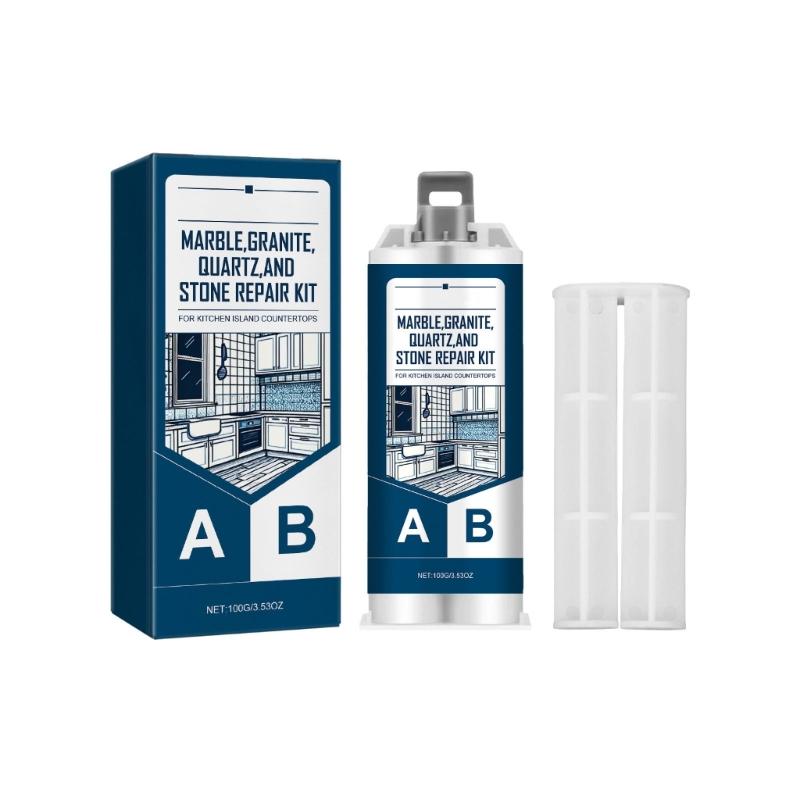 

Tile Mending Agent Tile Filling Pastes Squeeze Tube Tile AB Adhesive with Pusher Crack Repair Caulks Glues Mending Agent