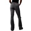 Lässige Damen-Jeans mit leicht ausgestelltem Bein und Rissen