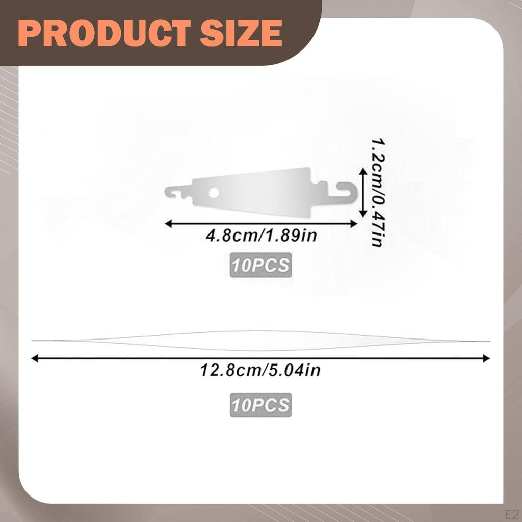 20Pcs Needle Threaders Embroidery Stitching Tools Accessories Long Stainless Steel Sewing