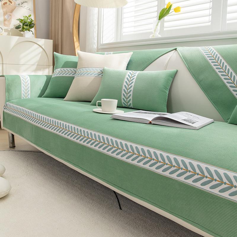 Sofakissen Vier Jahreszeiten Universal Rutschfester Sofabezug Cord Kissenbezug Handtuch Rückenlehne