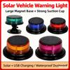 LED Strobe Warning Light Emergency Beacon for Car Truck Roof Top Magnetic Base Security Auto 12V 24V Universal Flashing Light
