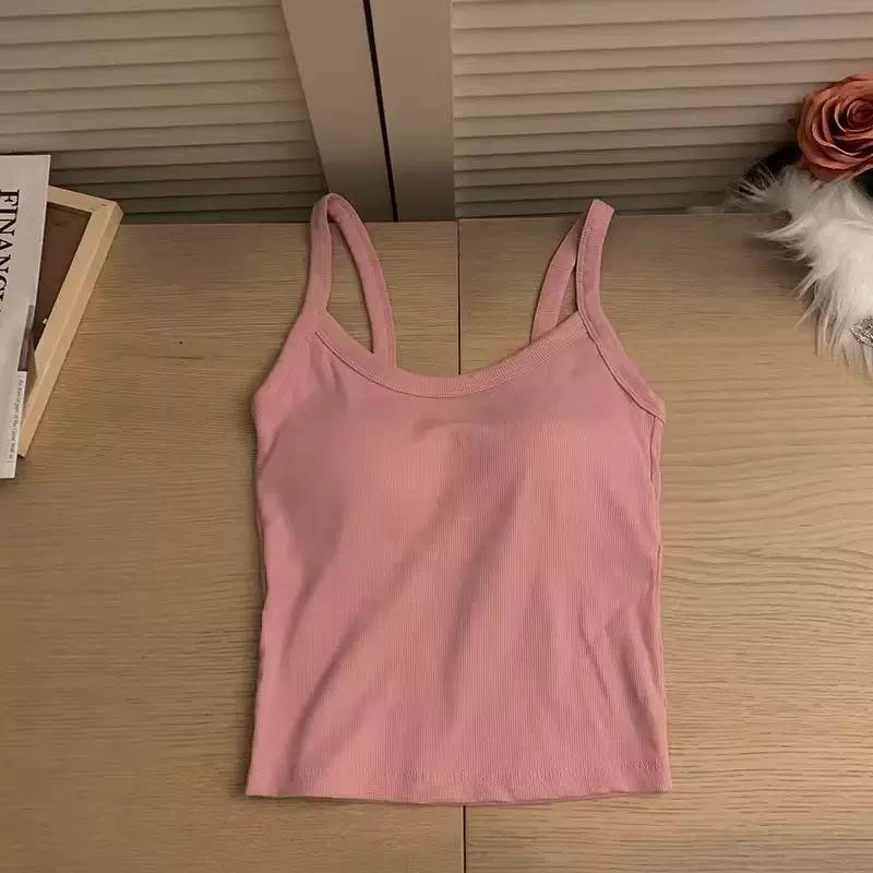 Kadın Erken İlkbahar Dolgulu Atlet: Güzel Sırtlı Seksi Kolsuz Üst, Beyaz