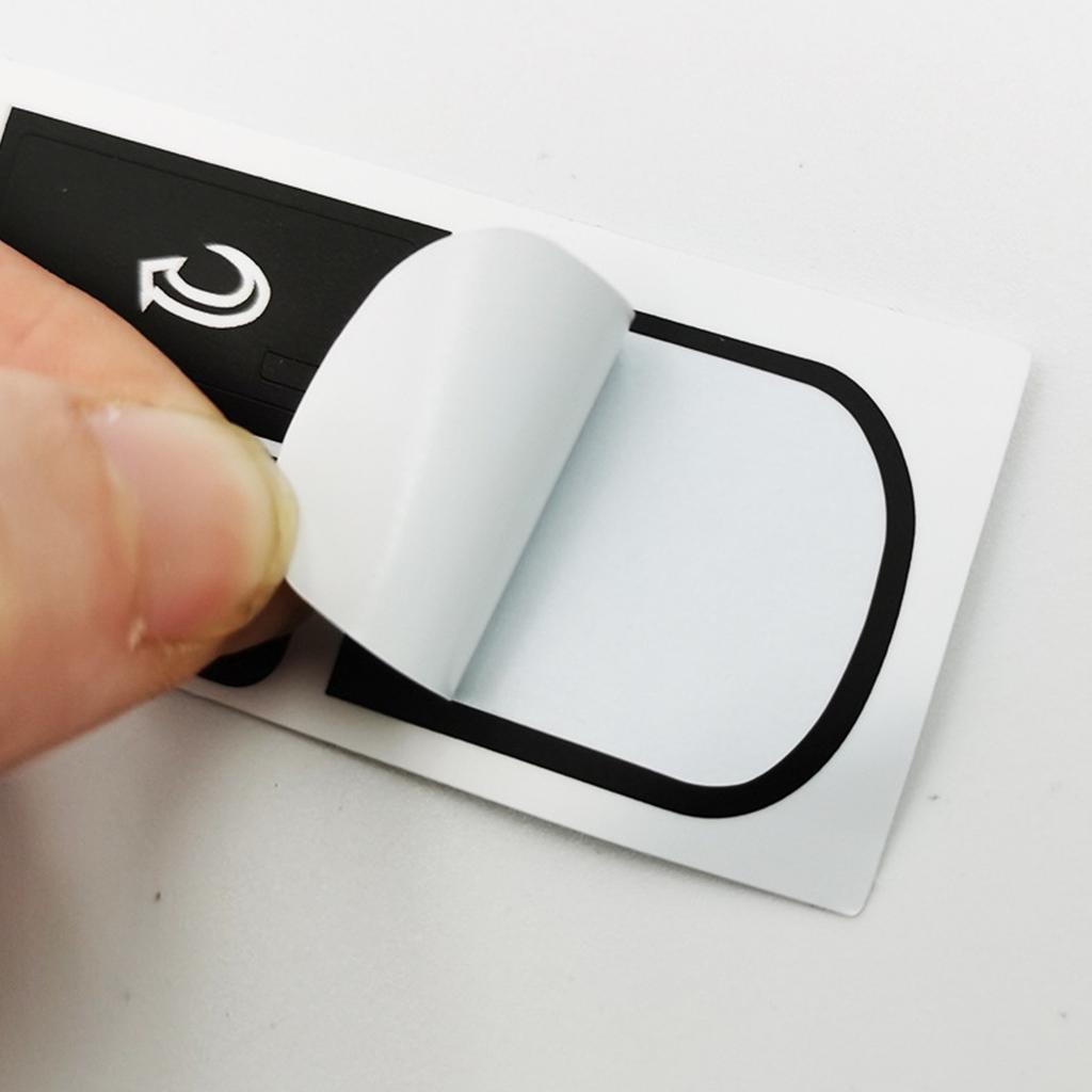 Replacement Air Conditioner Climate Control Button Cover Sticky Film Labels Sticker Decal Scratch Proof Surfaces