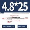 Stainless Steel Countersunk Flat Head Aluminum Open-End Pop Rivet for Decoration