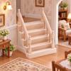 Delicate Miniature Handrail Staircase Wooden Dollhouse Stairs Mini Furniture Stair  Mini House