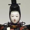 Hina Doll Hina Doll Imperial Prince Sango Case Decoration Keyaki Paint Glass Case Ball Pattern Back Width X Depth X Height 38cm 56.2 28.8 04-3-20