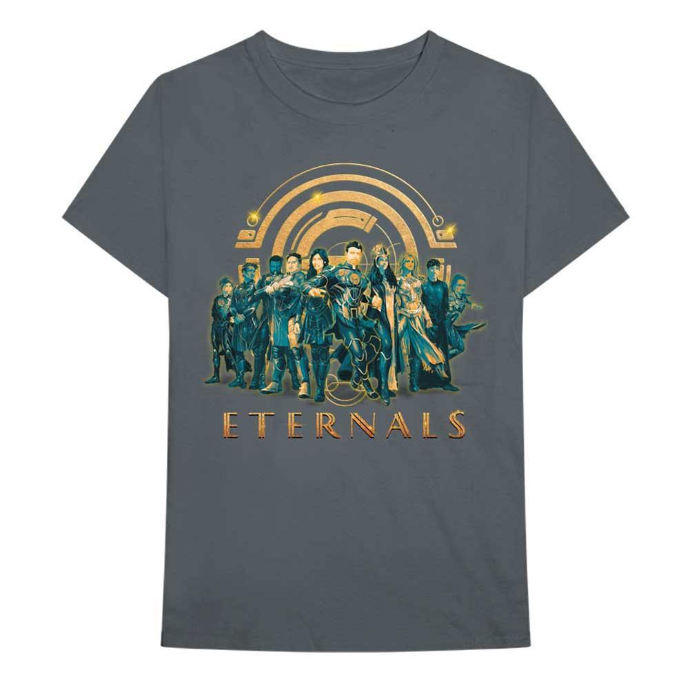 Men s Marvel Comics Eternals Heroes Slim Fit T-shirt Medium Charcoal S
