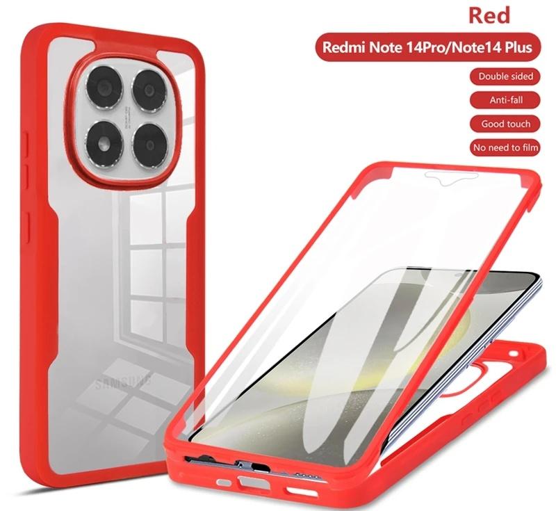 

360 Double Sided Full Protection Cases For Xiaomi Redmi Note 14 Pro 5G with Screen Protector Cover For Redmi Note 14 Pro Plus 5G Redmi Note 14 Pro 5G