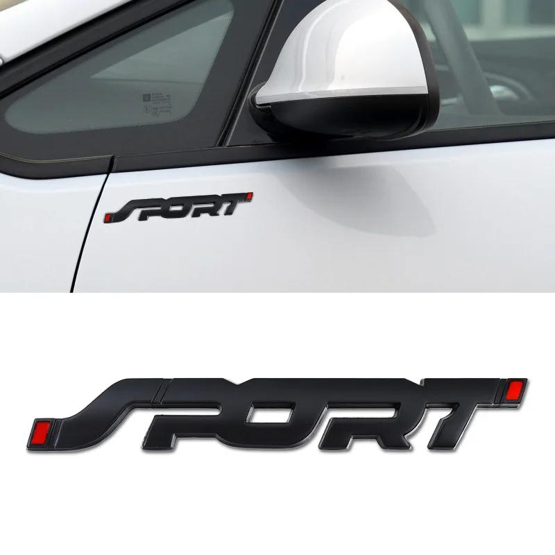 Metal Car Sticker 3D SPORT Emblem Trunk Fender Badge Decal Auto Racing Sport Word Letter Logo Sticker Car Decoration Accessories