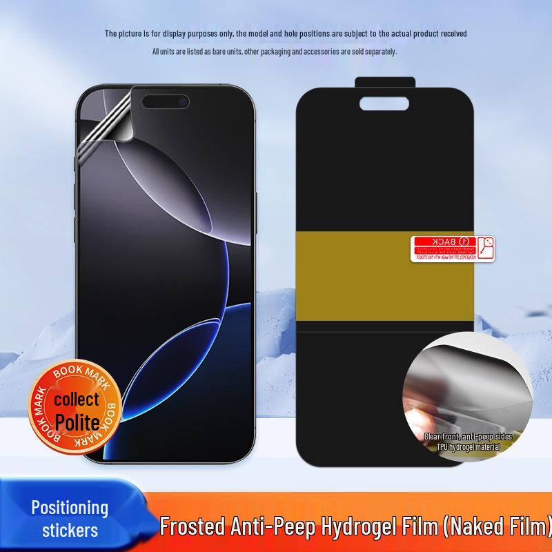 Compatible Oppo Reno 16C/FS Phone Film - High-Definition Hydrogel Full Screen Protector for 15C/14F Models.
