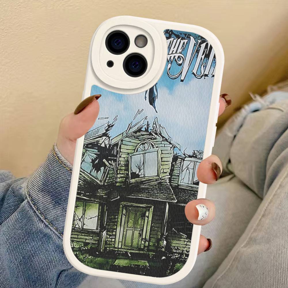 

P-Pierce The Veil Band Phone Cover For IPhone 16 15 14 13 12 11 Pro Max Plus Leather Soft Case iphone 11