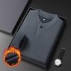Men's Solid Color Fleece-Lined Sweatshirt, Winter Stand-Up Collar, Long-Sleeve Casual Base Layer.