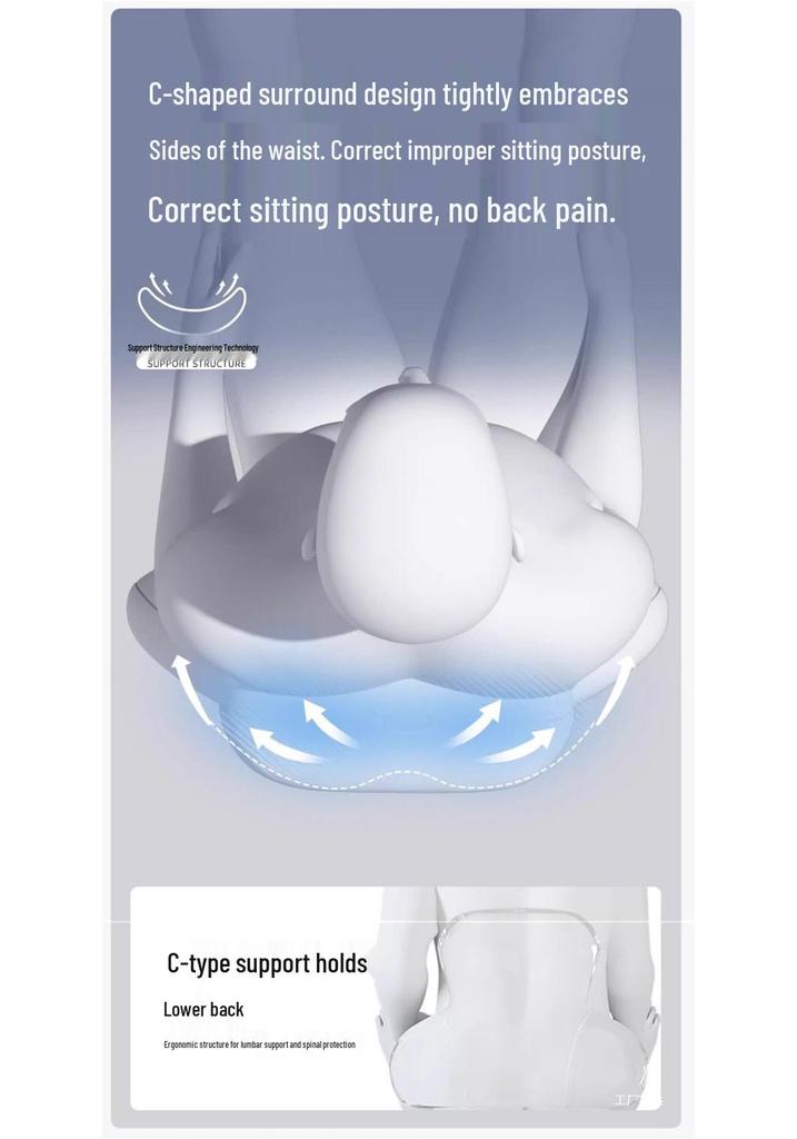 BYD Car Neck & Lumbar Support Cushion for Qinplus/Songpro/Seagull/Haipei Hui
